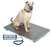 Detecto Scale - Veterinarian Floor Scale Digital Display 330 lbs. Capacity Gray AC Adapter / Battery Operated - VET330WH