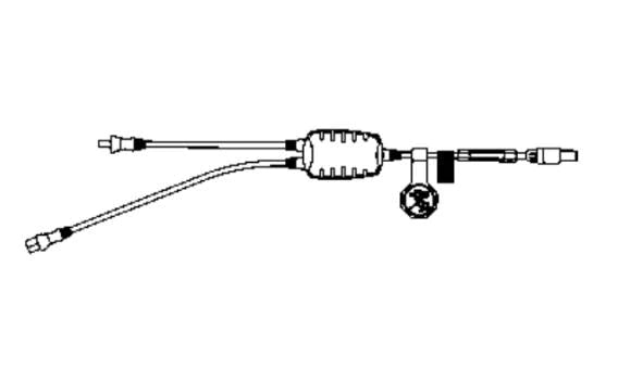 Fisher & Paykel - Heated Wire Adapter For HC500 HT-Dual Respiratory Humidifier - 900MR900