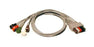 Future Health Concepts - ECG Leadwire 5-Leads, 24 Inch Snap For Passport 2, Spectrum, Spectrum Trio - 0012-00-1261-02