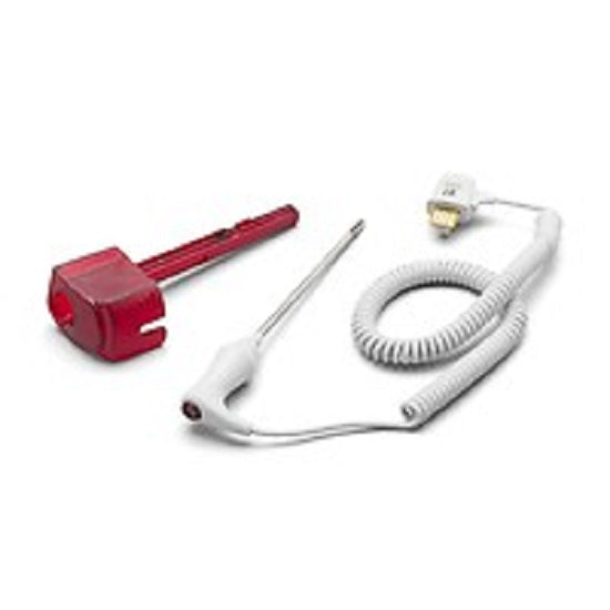 Alaris Temperature Probe Red, Short, Rectal Turbo Temp Thermometer