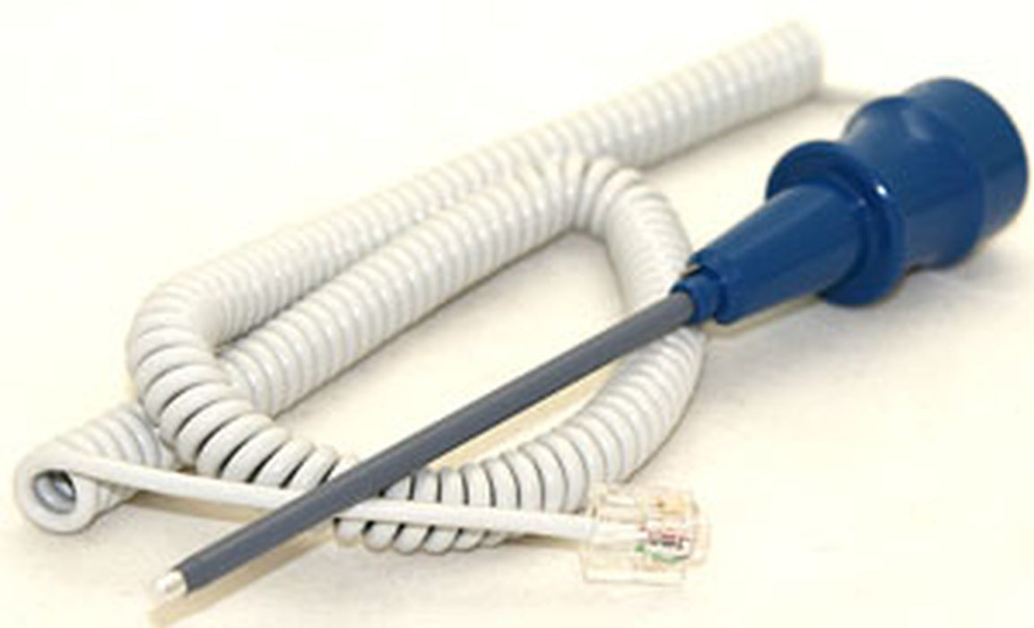 Alaris Oral Temperature Probe 80 Inch White Cord Prisite Thermometer