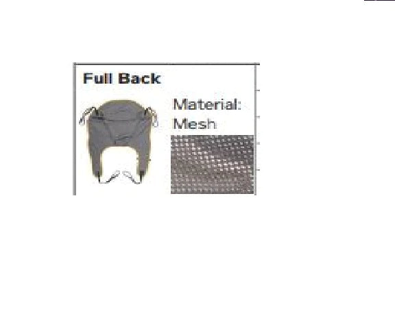 Hoyer - Full Back Sling Large 500 lbs. Weight Capacity - NA1083