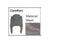 Hoyer - Patient Comfort Sling 4 Point X-Large 500 lbs. Weight Capacity - NA25515