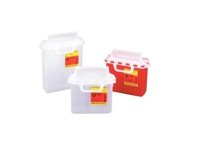 BD - Lock, Sharps Collector One Brass Padlock, Two Metal Keys with Metal Ring, Red, Non- Sterile - 305494