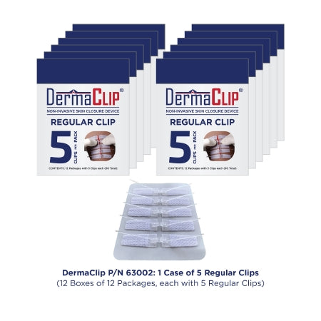 DermaClip - Non-Invasive Skin Closure 3 Inch X 11MM Clear - Dermaclip Us - 63002