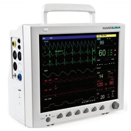 Edan iM8 Series - Patient Monitor Monitoring ECG, NIBP, Respironics, Temperature Battery Operated - Edan Usa - MDPRO5500-G2.P
