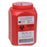 Post Medical Container Sharps 1Qt 1-Piece Polypropylene Screw Cap Red 24/Ca - WD-110