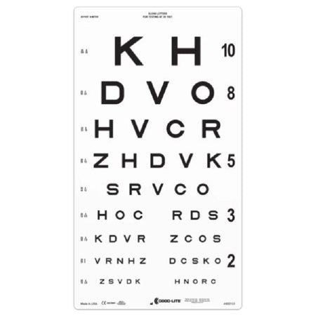 Good-Lite - Eye Chart 20 Foot Measurement Acuity Test - 800733