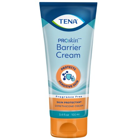 Tena Proskin Barrier Cream - Skin Protectant 3.4 oz. Tube Unscented Cream - 54442