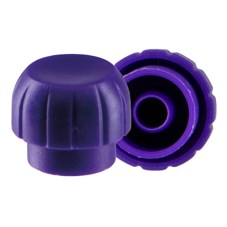 Med Alliance Group - Enteral / Oral Push Fit Cap Blue - PFC-100
