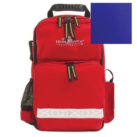 Iron Duck - Low Profile Trauma Bag Royal Blue Impervious Universal Precautions (UP) Fabric 8 X 11-1/2 X 16 Inch - 39995-RBUP