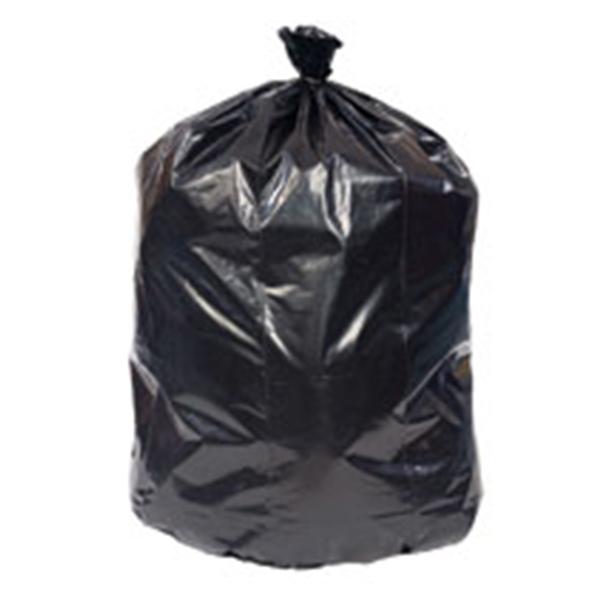 North American Corp Bag Trash Aspen 45Gal Polyethylene X-Heavy-Duty Flat Pack 40X46" Black 250/Ca - 383414
