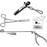 Sklar Instruments Ligator Hemorrhoid Hemorrhoid Mcgivney Set Stainless Steel Each - 80-1945