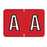 Medical Arts Press Barkley - Pre-Printed Label Chart Tab Red Permanent A-A White Alpha 1 X 1-1/2 Inch - Medical Arts Press - 901-34090Q