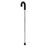 Sunrise Medical HHG Cane Single Select Aluminum 300Lb Capacity 29-38" Chrome Adult Ea, 6 Ea/Ca - G05370