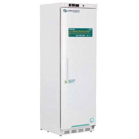 White Diamond Series - Flammable Storage Freezer Laboratory Use 14 cu.ft. 1 Solid Swing Door Manual Defrost - Horizon Scientific - FF141WWW/0MHC