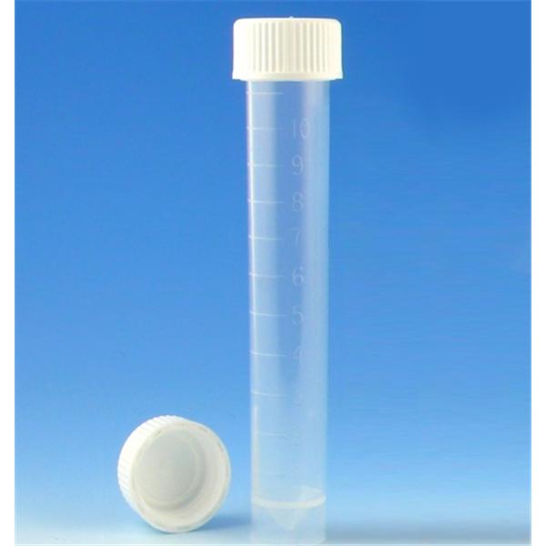 Globe Scientific Transport Tube Polypropylene 10Ml 16X92Mm Cncl Slf Stnd Ns 1000/Ca - 6102