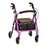 GetGO Petite - 4 Wheel Rollator Purple Adjustable Height / Folding Aluminum Frame - 4208CPL