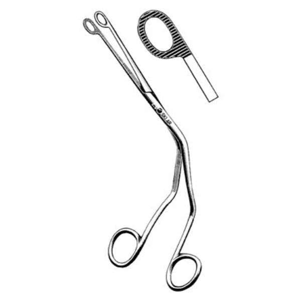 Sklar Instruments Forcep Catheter Magill 8" Straight Fenestrated Tip Serrated Stainless Steel Ea - 07-1780