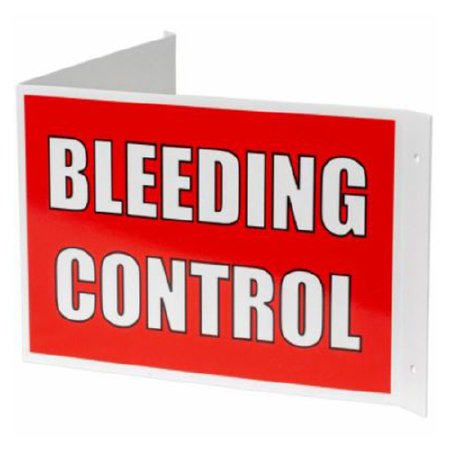 North American Rescue - Wall Sign First Aid Bleeding Contrl - ZZ-1117