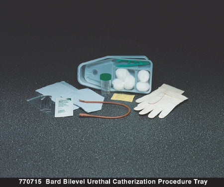 Bard Bard Intermittent Catheter Tray Coude Tip 16 Fr. Without Balloon Red Rubber - 770715