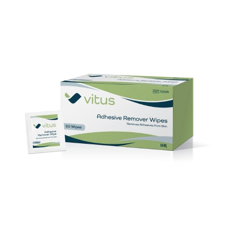 Vitus - Adhesive Remover Wipe 50 per Box - Hr Pharmaceuticals - 7050R