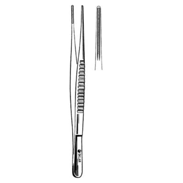 Sklar Instruments Forcep Tissue Debakey 9-1/2" 2Mm Jaw Straight 1X2 Teeth Stainless Steel Ea - 52-5195