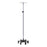 Clinton Industries. Stand Infusion Pump Space Saver 4 Rams Horn Hook 16" Base 53-93" Ea - IV-614