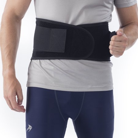 New York Orthopedic - Worker Back Support with Suspenders Large Hook and Loop Closure 34 to 38 Inch Waist Circumference 8 Inch Back Height - 6027-L
