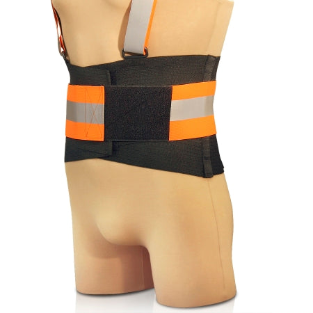 NYOrtho Ventilated RF - Worker Back Support with Suspenders 3X-Large Hook and Loop Closure 46 to 50 Inch Waist Circumference 9 Inch Back Height to 6 Inch Front Height Adult - 7505RFL3-3XL