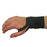 NYOrtho - Wrist Support with Thumb Loop Wraparound / Wristlet Elastic Left or Right Wrist Black One Size Fits Most - New York Orthopedic - 9450-BK