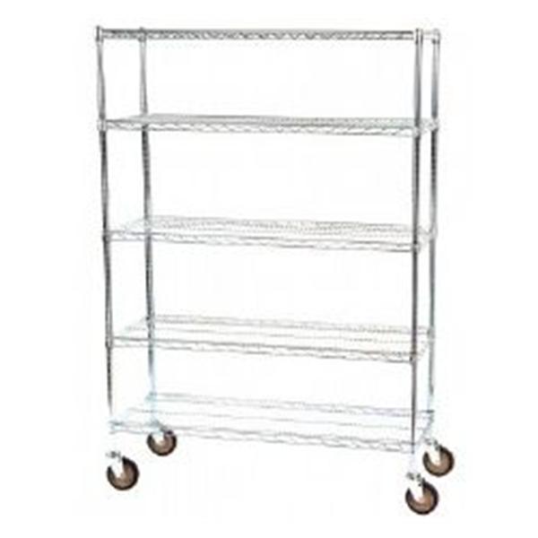 Lakeside Mfg Co Cart Wire 18X48X72" Caster Base Ea - R184872CC-5