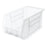 Akro-Mils Bin Storage Akrobins 14-3/4X8-1/4X7" Clear Polymer With Label Holder 12/Ca - 30240SCLAR