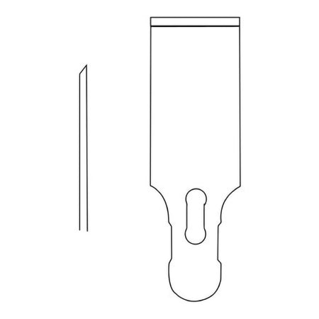 Sklar - Chisel Blade 16 mm Width Straight Sharp Edge OR Grade Stainless Steel NonSterile 3-1/2 Inch Length - 40-6815