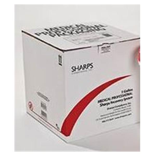 Sharps Compliance Replacement Mailer Box Red/White 8.5x12x12.25" Cardboard For Recovery System - 150002