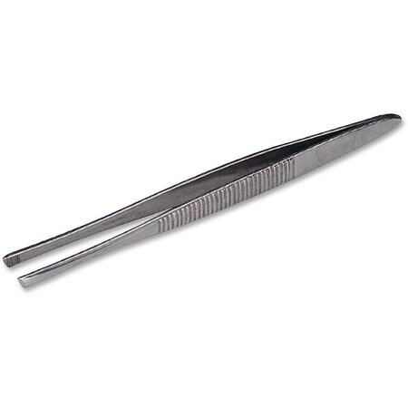 Acme United - TWeezers 3 Inch Length Stainless Steel NonSterile NonLocking Thumb Handle Straight Slanted Tips - FAE-6019