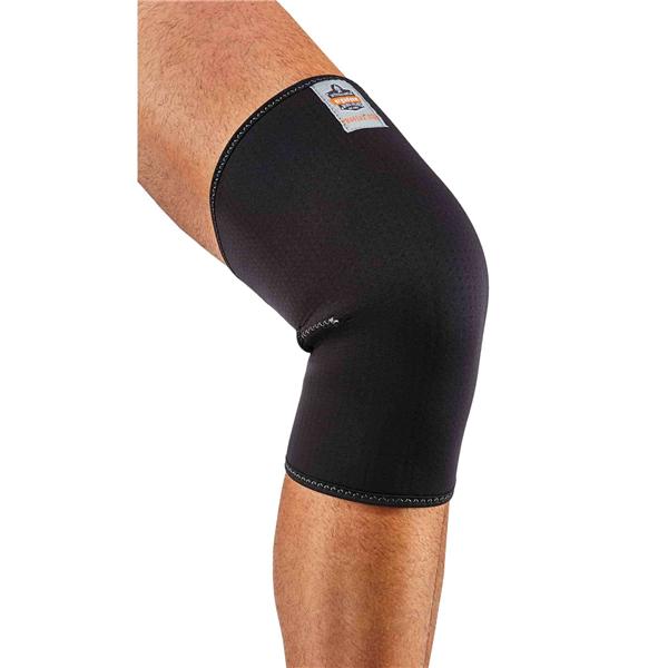 Ergodyne Corporation Sleeve Support Proflex 600 Adult Knee Neoprene Black Size Medium Universal Ea - 16503