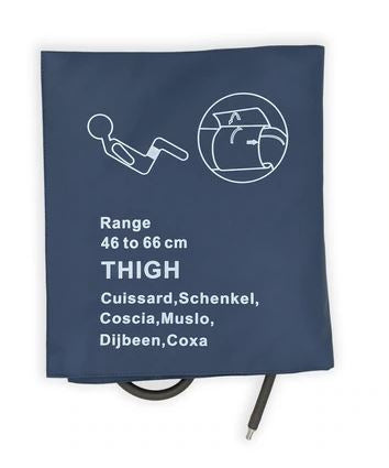Edan - Blood Pressure Cuff Adult Thigh X-Large 46 to 66 cm Nylon Cuff - Edan Usa - 01.57.471396