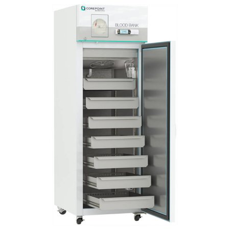 Corepoint Scientific - Refrigerator Blood Bank 23 cu.ft. 1 Glass Swing Door Cycle Defrost - NSBR231WSWCR/0