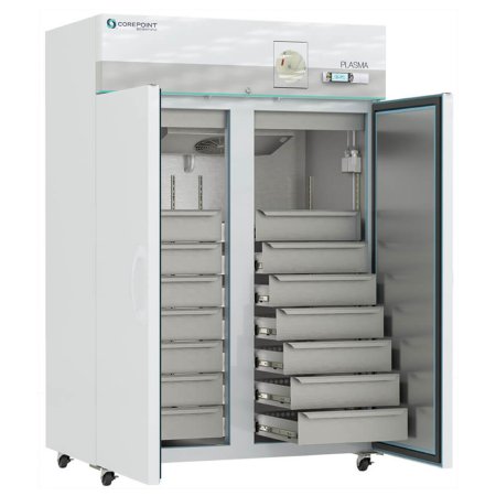 Corepoint Scientific - High Performance Freezer Plasma 49 cu.ft. 2 Solid Swing Doors Cycle Defrost - NSBF492WSWCR/0