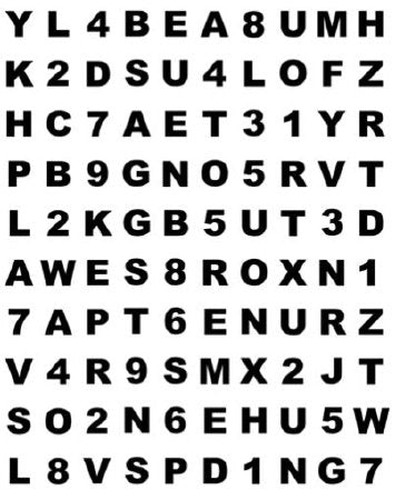 Reading Hart Chart Hart Chart - Eye Chart Accommodative Rock Chart - Bernell/Vision Train ...