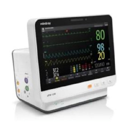 ePM 12M - Patient Monitor Monitoring 2.4/5 GHz wireless, 3/5 lead ECG, arrhythmia analysis, Masimo SpO2, NIBP, Temperature, Respiration Battery Operated - Mindray Usa - 121-001884-00