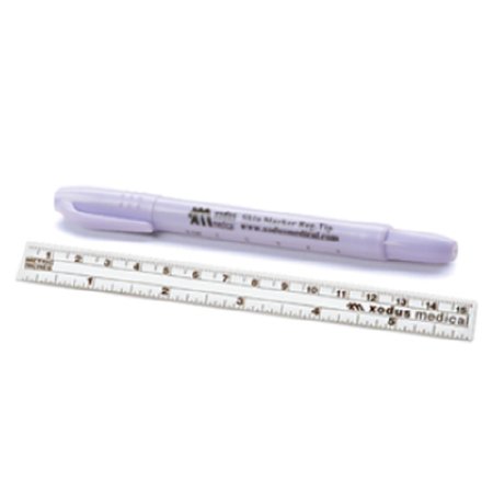 Xodus Medical - Skin Marker Regular Tip With Ruler - 10718