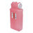 Post - Sharps Container 4.22 L X 8 W X 17.56 H Inch 2.5 Gallon Translucent Red Base / White Lid Vertical Entry Screw On Lid - 1101-LPR-16