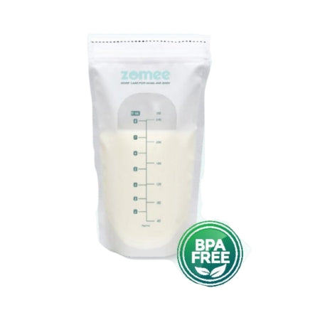 Zomee - Breast Milk Storage Bag 8 oz. Plastic - Zev Supplies Corp - ZMSB120