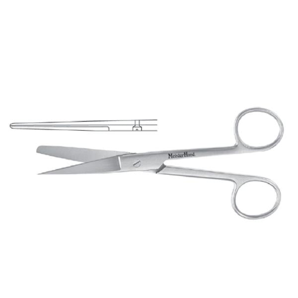 Miltex-Integra Scissors Operating Meister-Hand 6-1/2" Sharp/Blunt Straight Stainless Steel Ea - MH5-18