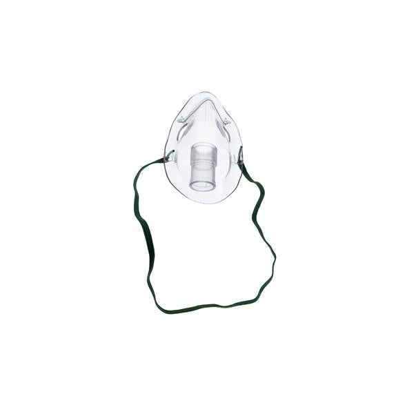 Hudson Respiratory Care Mask Aerosol Pediatric Clear/Green W/O Tubing Ea, 50 Ea/Ca - 1085