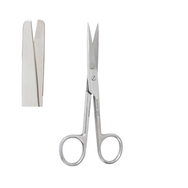 Miltex-Integra Scissors Operating Vantage 4-1/2" Blunt/Blunt Straight Stainless Steel Ea - V95-22