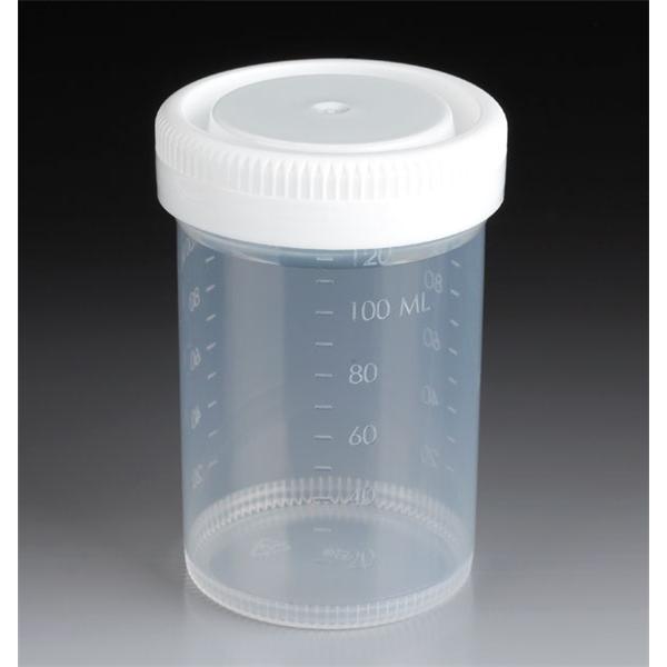 Globe Scientific Tite-Rite Specimen Container 120Ml Polypropylene Non-Sterile 300/Ca - 6527
