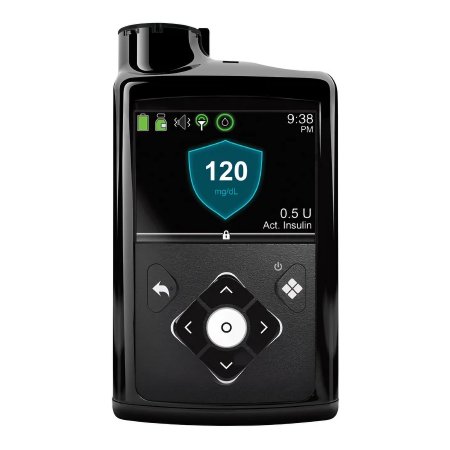 MiniMed - Insulin Pump AA (1.5 V) Battery Wireless 3 mL Capacity 0 to 35 units per Hour 1.5 Units / Minute - MMT-1890